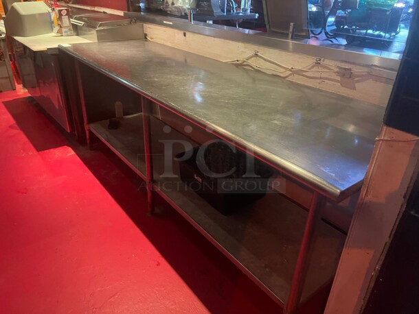 Clean! Stainless Steel 96 inch Table NSF  - Image 4 of 7