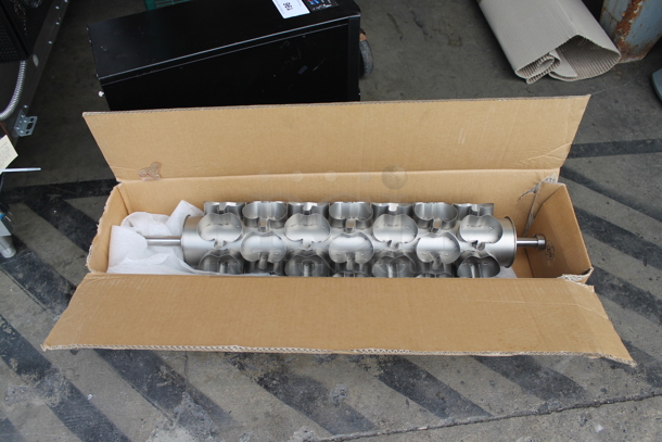 Rondo Seewer Stainless Steel Appled Shaped Donut Cutting Rolling Pin - Image 1 of 5