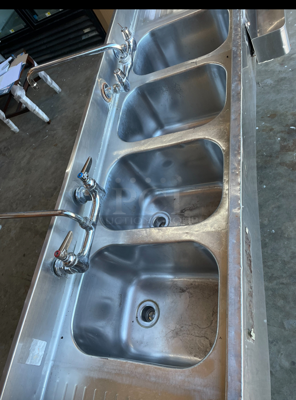 Bar Sink 4 bays