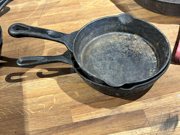 TRIPLE THREAT! Cast Iron Skillets. 3x Your Bid - Image 1 of 1