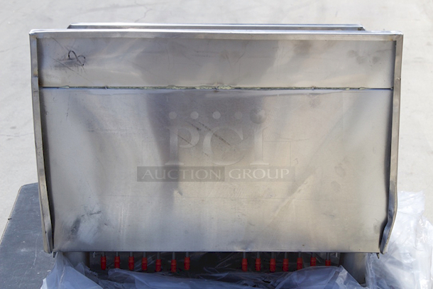 BRAND NEW SCRATCH & DENT! Regency 18" x 24" Underbar Ice Bin with 7 Circuit Post-Mix Cold Plate and Bottle Holders - 51 lb. 24x18-1/2x33 Back Right Leg Is Damaged.  - Image 7 of 10