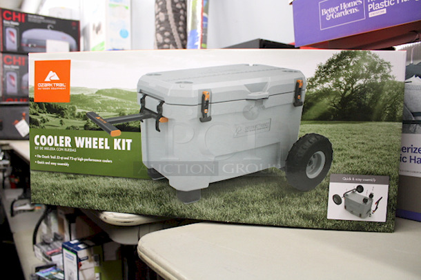 GRILL COMBO! (1) Pit Boss ROSEWOOD TOOL SET, (20) Assorted Cable Ties - 650ct, (1) Cuisinart 7-Piece GRIDDLE SET, (1) Cuisinart Chef’s Classic 5pc Grill Set, (14) Angle Brackets, (1) BLACKSTONE PRESS & SEAR "BURGER KIT", (1) Pit Boss WOOD PELLET SMOKER Cover, (1) Ozark Trail COOLER WHEEL KIT, (1) Expert Grill Meat Thermometer. 9x Your Bid - Image 8 of 9