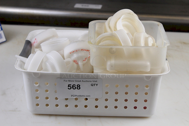 ALL-4-1 Squeeze Bottle Lids, To Go Bags W/ Holder Stand, Funnels and Syrup Bottles.  - Image 3 of 6