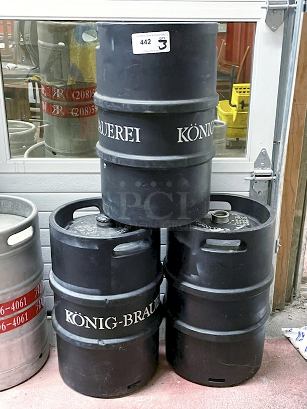 ?50L Sanke "D" Kegs?, Stackable, Stainless Steel Keg W/ Polyurethane  Jacket. 50 Liters = 13.2 gallons = 105 pints = 140 x 12oz bottles/cans = 26 growlers 3x Your Bid - Image 1 of 2