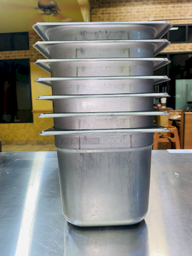 AWESOME! Set of (5) Stainless Steel 1/3 Pans, 6 Inch Deep.

7x Your Bid - Image 4 of 5