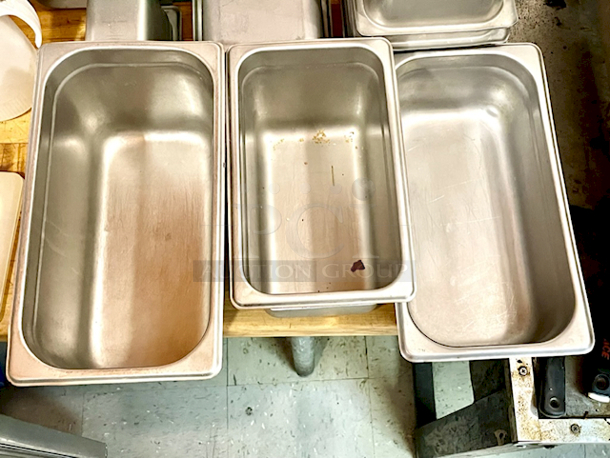 SWEET! (1) 1/4 Food Pan 6" Deep, (2) 1/3 Food Pans 4" & 6". 3x Your Bid - Image 4 of 4