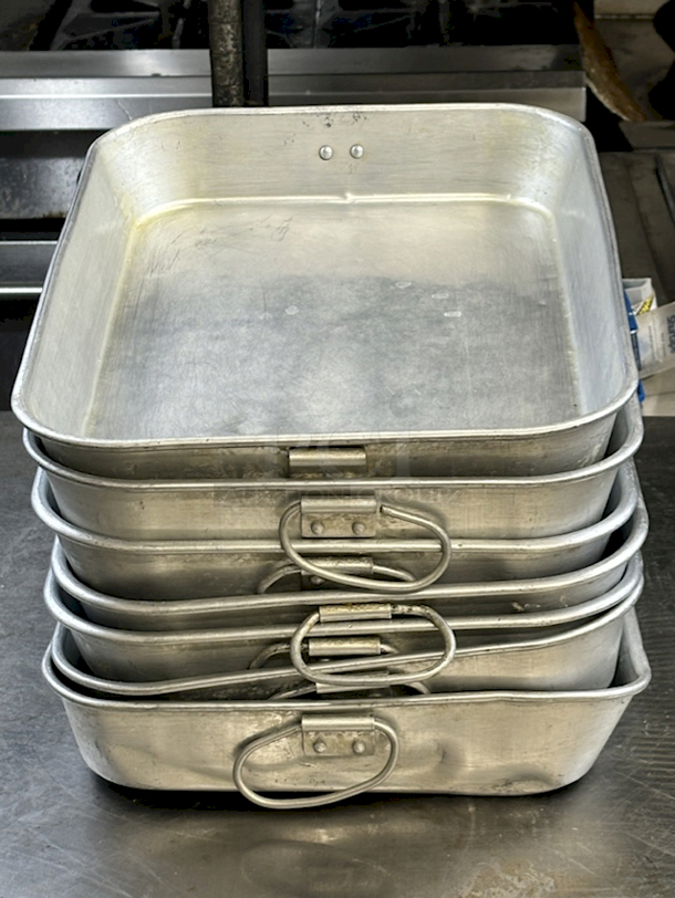 2-1/2" Deep Braising Pans. 18x12x2-1/2 7x Your Bid - Image 4 of 5