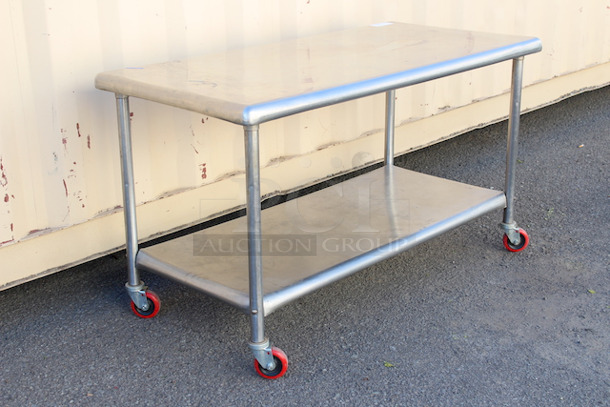 OUTSTANDING! Mobile Equipment Stand With Under-Shelf. 30x60x34 - Image 4 of 4
