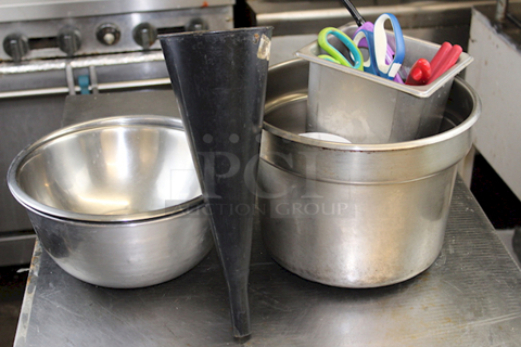 ALL FOR ONE! Bowls, Pans, Insert, Funnel and Misc. 