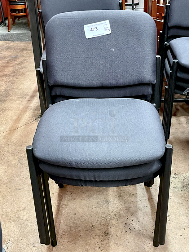 PREMIUM! Side Chair Without Arms, Padded Seat, Stackable 4x Your Bid - Image 1 of 1