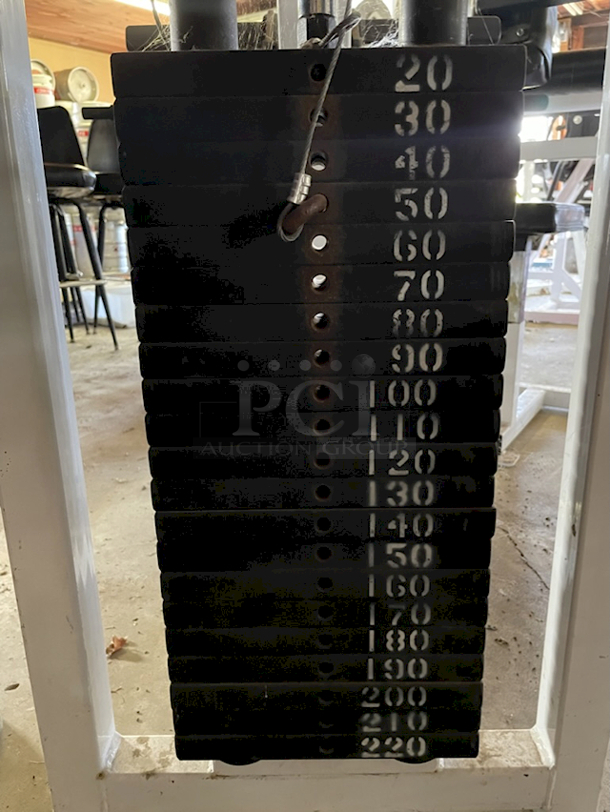 Reflex Fitness Products. Machine Has Been Re-Strung - Image 6 of 6