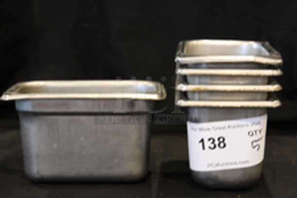 Vollrath Stainless 1/9 Pans, 4” Deep
4-1/4x6-1/4x4
5x Your Bid
 - Image 2 of 5