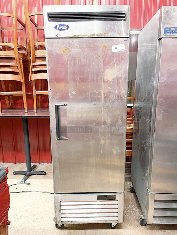 Atosa MBF8501GR 19.1 Cu.ft Single Door Bottom Mount Reach-In Freezer
Stainless steel Interior & Exterior, 115v. 27"W x 31-7/10"D x 83-1/10"H - Image 1 of 5