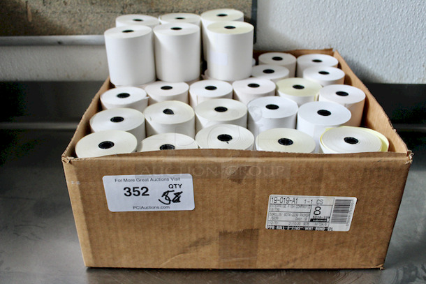 Box of 56 Thermal Paper Rolls For Epson Printers.

56x Your Bid