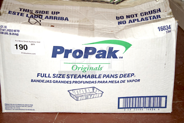 ProPak Originals 16834 Deep Full Size Steamtable Pans

 - Image 1 of 1