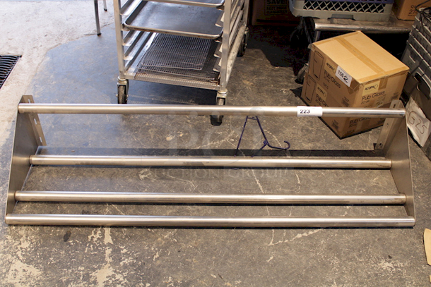 NEW/NEVER USED! Advance Tabco DTO-62-EC 62" Wall Mounted Tubular Rack Shelf 250 62x18x11-1/4 - Image 3 of 3