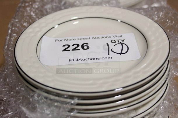 AMAZING! New Sterling China 21 Bread And Butter Dishes, 6-1/4". 10x Your bid - Image 1 of 1