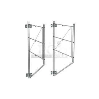 NEW IN BOX! Metro 18WB3C 18" Wall Brackets. 6X Your Bid! 