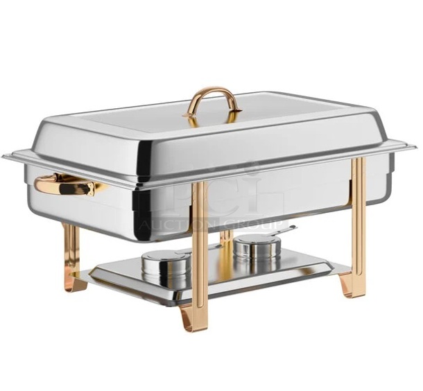 BRAND NEW SCRATCH AND DENT! Choice 92246320 8 Quart Full Size Chafing Dish. 