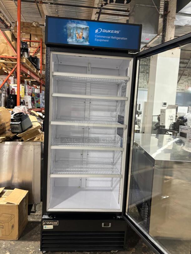 Dukers LG-430 Commercial Single Glass Door Merchandiser Refrigerator - Image 5 of 5