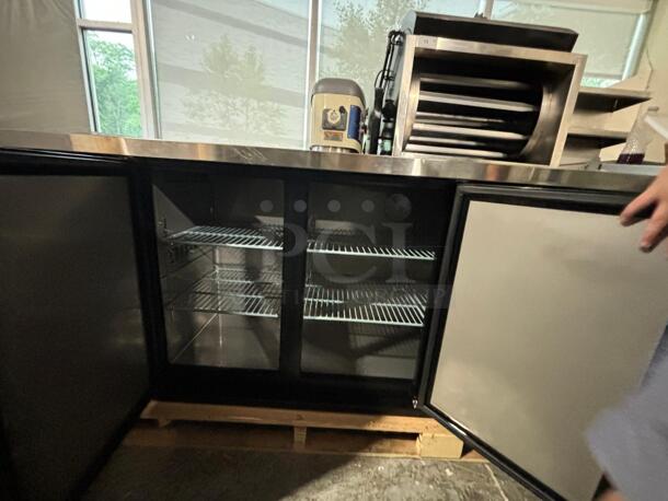 Dukers - DBB72-M3, Commercial 3-Door Back Bar and Beverage Cooler (Solid Doors) - Image 5 of 8