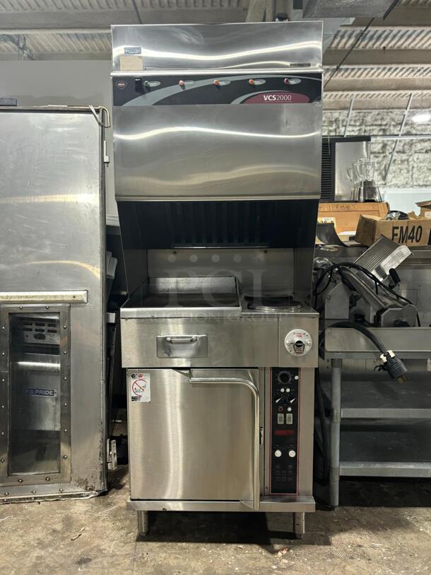 WOW!! Amazing Wells WVO2HFG Ventless Cooking System | Convection Oven Base
Ventless Cooktop, electric, (2) French plates, (1) gridd
 - Image 1 of 5