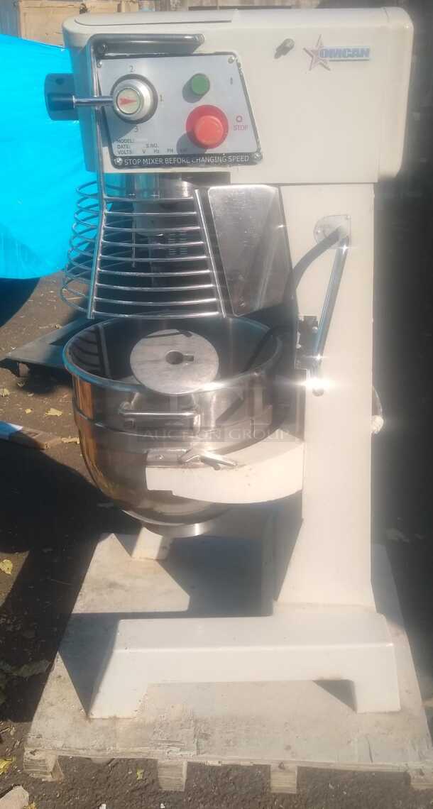 Omcan USA 17836, 30 Quart Commercial Planetary Mixer w/ Timer SP300A
 - Image 1 of 7