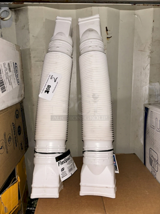 Flex Spout Downspout Extension -  Fits 2" x 3" and 3" x 4" Spouts. 