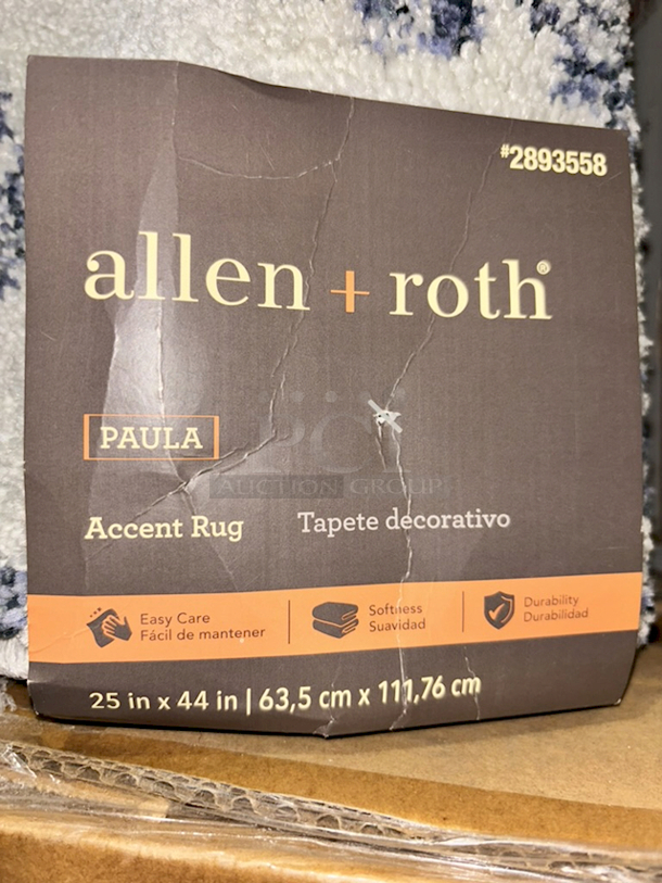 allen + roth Paula Accent Rug 25" x 44". 3x Your Bid. - Image 2 of 2
