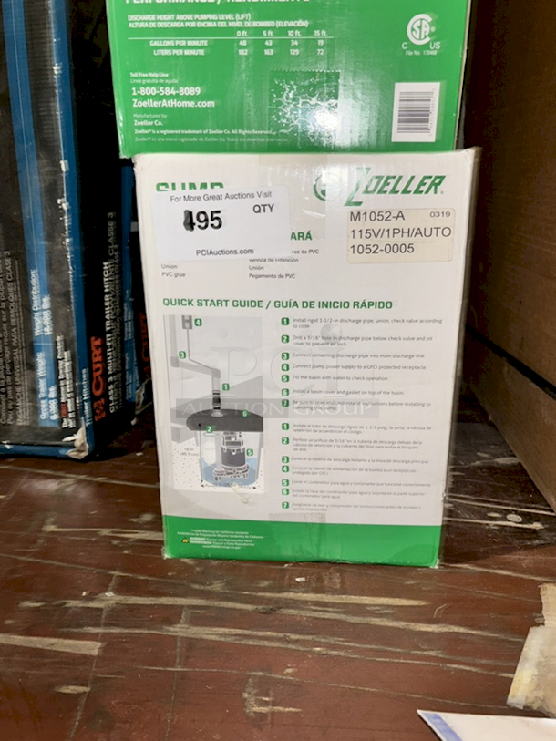 ZOELLER Submersible Sump Pump
Cast Iron - Professional Contractor Series, 1/3 Hp, 48 GPM, 115 Volt - Image 3 of 4