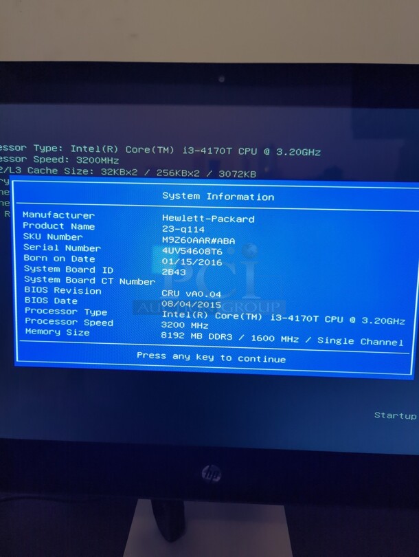 HP Hewlett Packard Pavilion 23 AiO PC 23-Q114 23" All In One Computer. Unit Has Been Factory Reset. Tested and Working! - Image 7 of 7