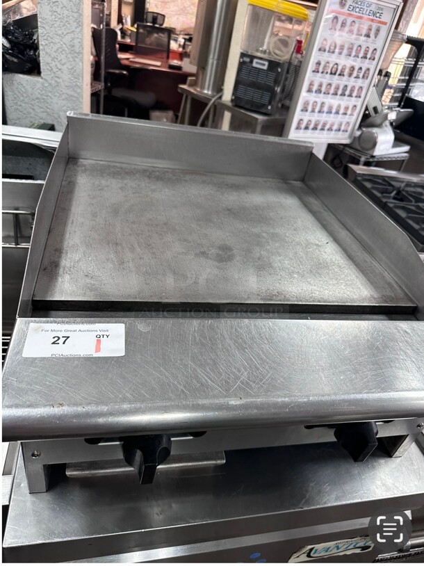 Certified Working American Range 24 Inch Gas Flat Grill Griddle NSF - Image 4 of 6