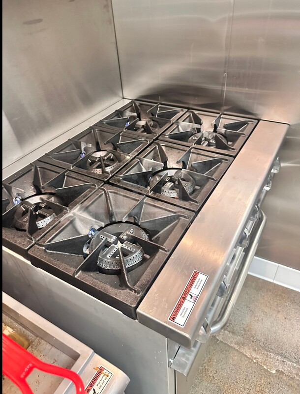 Quality MR6-C-S-3 36 inch 6 Burner Gas Range w/ Standard Oven - Image 2 of 10
