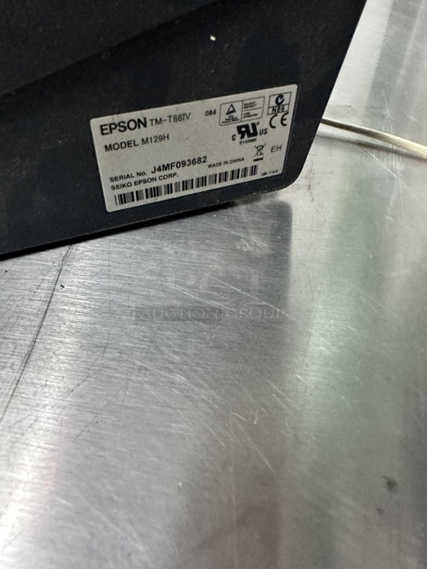 Working Epson TM-T88IV  Receipt Printer - Image 4 of 7