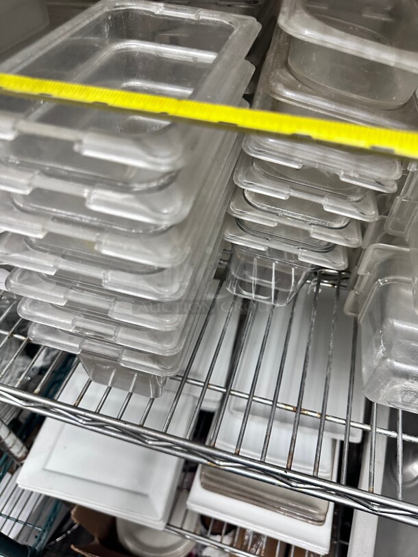 Commercial 1/3 Size Plastic Storage Container NSF - Image 7 of 9