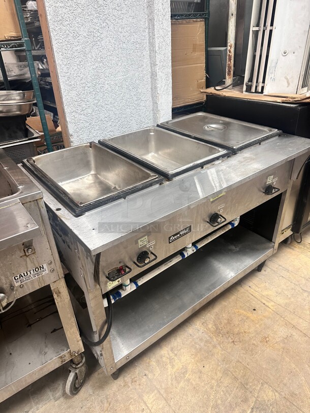 Duke 3 Wells Electric Steam Table 120 Volt Tested and Working - Image 2 of 3
