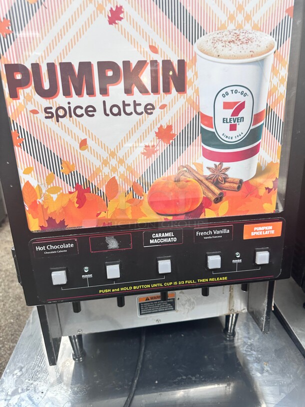Bunn FMD-5 Fresh Mix Hot Powdered Drink Machine, 3 Hoppers, Cafe Display, 120v Working - Image 2 of 7