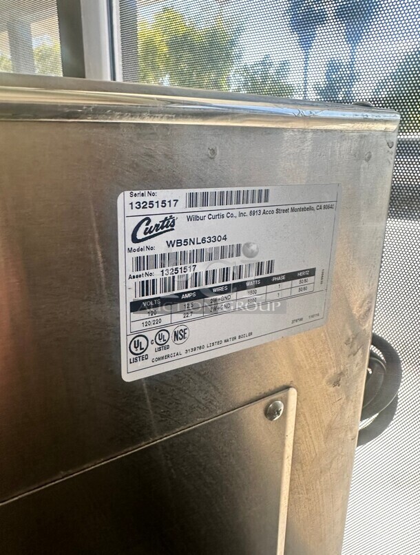 Excellent Condition! Used Curtis WB5NL Commercial Hot Water Dispenser - 5 gal., 120 Volt Tested and Working! - Image 3 of 6