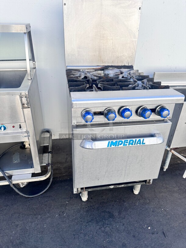 Fully Refurbished Excellent Condition Imperial 24" 4 Burner With Oven Gas Stove Tested and Working - Image 7 of 7