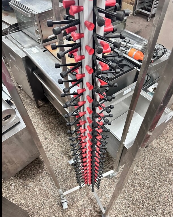 Plate Mate PM84-120 Mobile Plate Rack Holds 84 Plates - Image 4 of 8