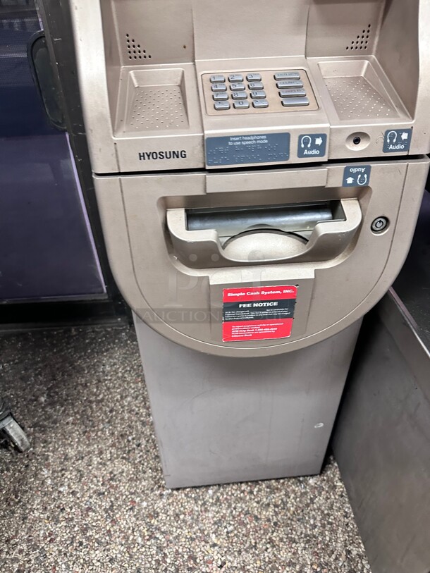 Clean Hyosung ATM Mini Bank 1500 No Key No Processing Fees  - Image 8 of 9