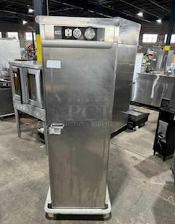 Carter Hoffmann Commercial Food Warming/Proofing Cabinet! Holds Full Size Trays! All Stainless Steel! On Casters! Model: PH1825NY SN: 355352 120V