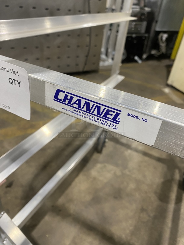 New! Scratch-N-Dent Never Used! Channel Bun Pan Rack! On Casters! - Image 3 of 5