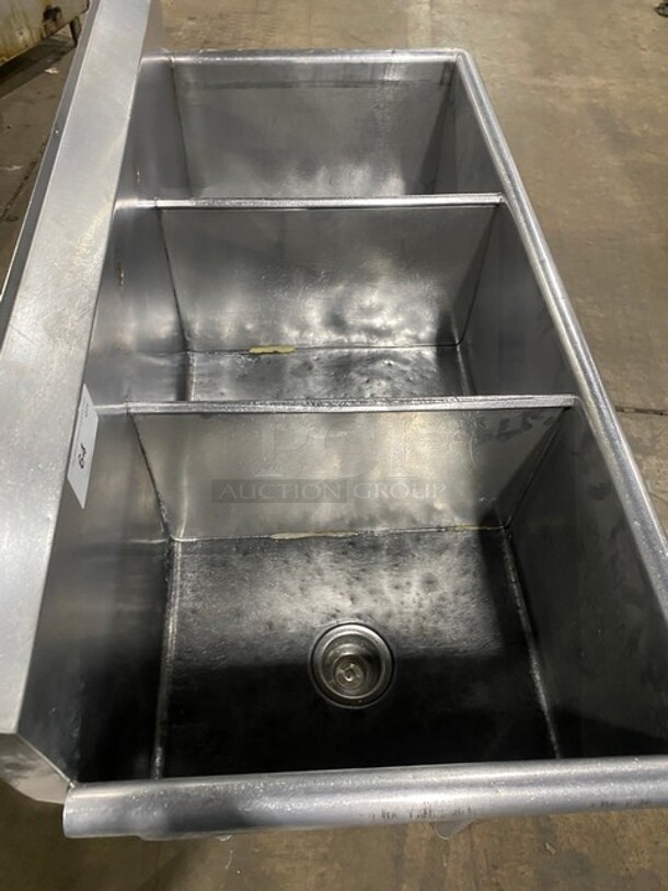 Stainless Steel 3 Compartment 
Dishwashing Sink! - Image 5 of 8