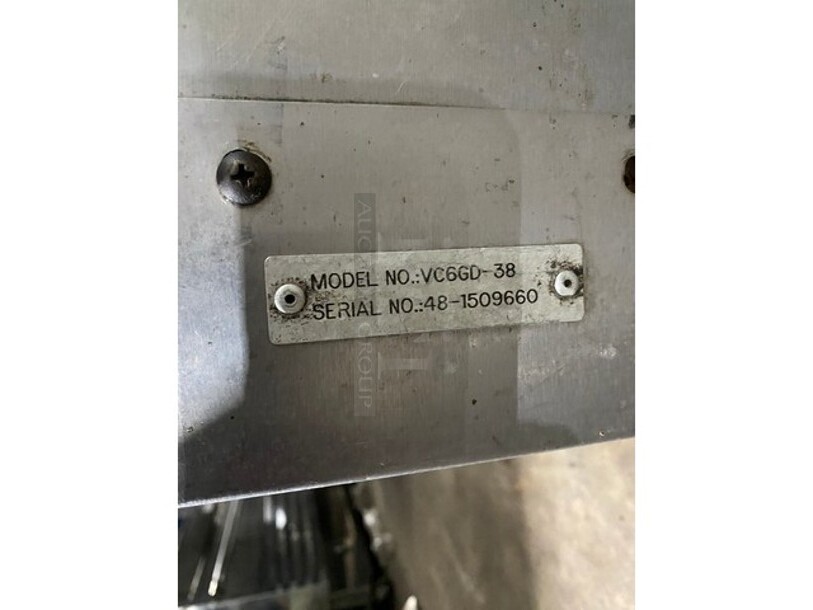 Vulcan Commercial Natural Gas Powered Double Stack Convection Ovens! With View Through Doors! All Stainless Steel! Model VC6GD38 Serial 481509660! On Casters! 2 X your Bid Makes One Unit!  - Image 9 of 12
