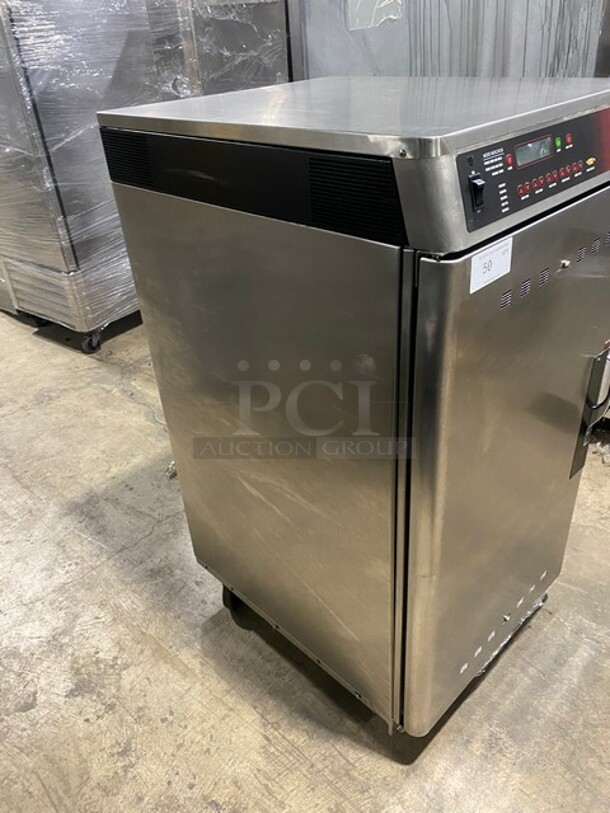 WOW! Piper Commercial Chef System Cook-N-Hold Oven! With Smoker Feature! Metal Oven Racks! All Stainless Steel! On Small Casters! Model: CS210S SN: 29275 208V 60HZ 1 Phase! Working When Removed! - Image 3 of 8