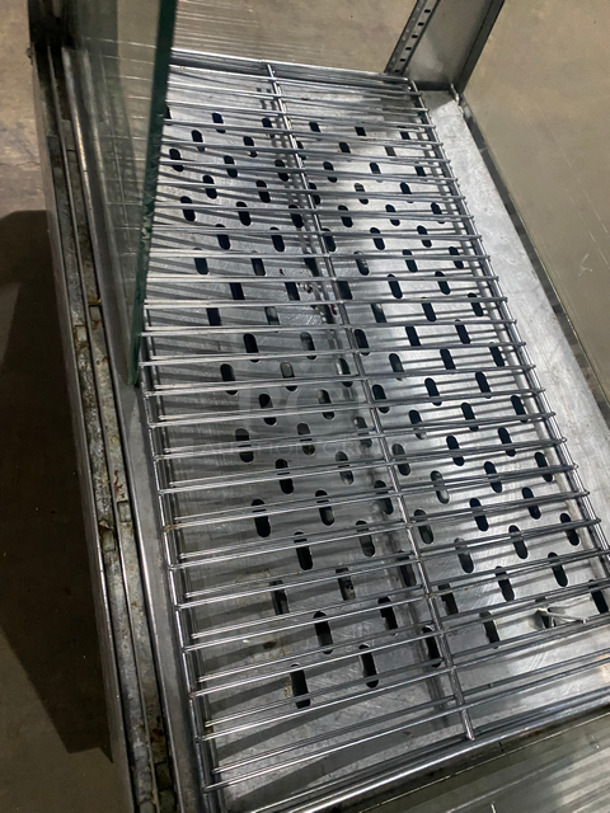 Commercial Countertop Food Warmer Display Case! Glass All Around Showcase Style! Stainless Steel Body! On Small Legs! - Image 5 of 8