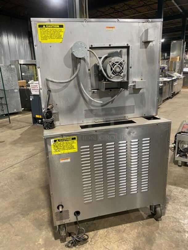 Vulcan Commercial Natural Gas Powered Double Deck Convection Oven! With View Through Door! Metal Oven Racks! All Stainless Steel! On Casters! 2x Your Bid Makes One Unit! Model: VC4GD10 SN: 481561138 - Image 3 of 11