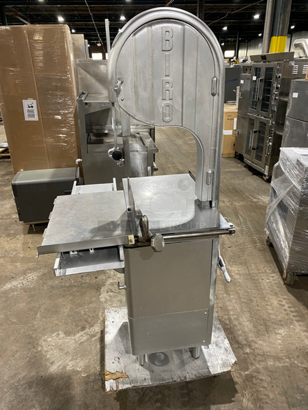 WOW! Biro Commercial Floor Style Heavy Duty Meat Band Saw! All Stainless Steel! On Legs! 208V 3 Phase - Image 4 of 10