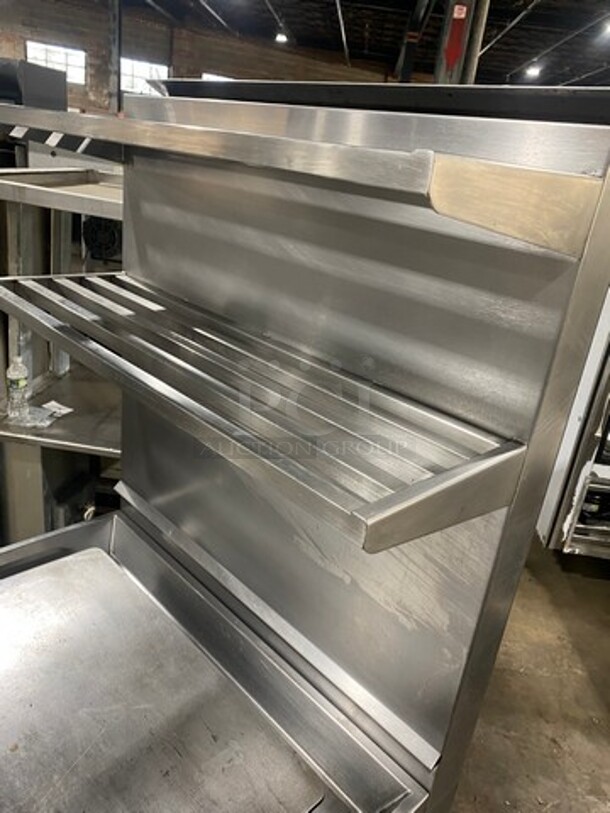 WOW! Jade Range Commercial Natural Gas Powered Plancha Flat Grill! With Raised Back Splash With Double Overhead Shelf! With Oven Underneath! All Stainless Steel! On Casters! - Image 8 of 11